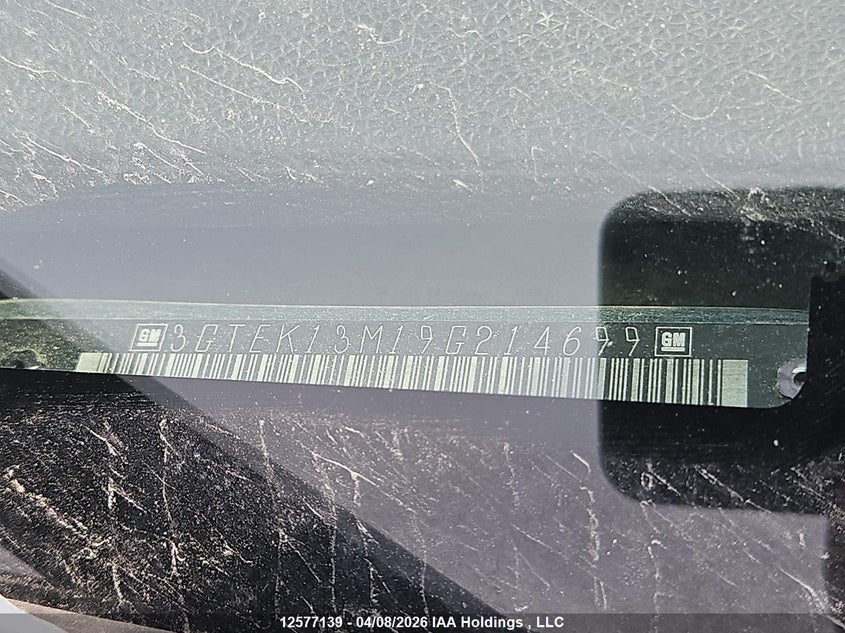 2009 GMC Sierra 1500 VIN: 3GTEK13M19G214699 Lot: 12577139