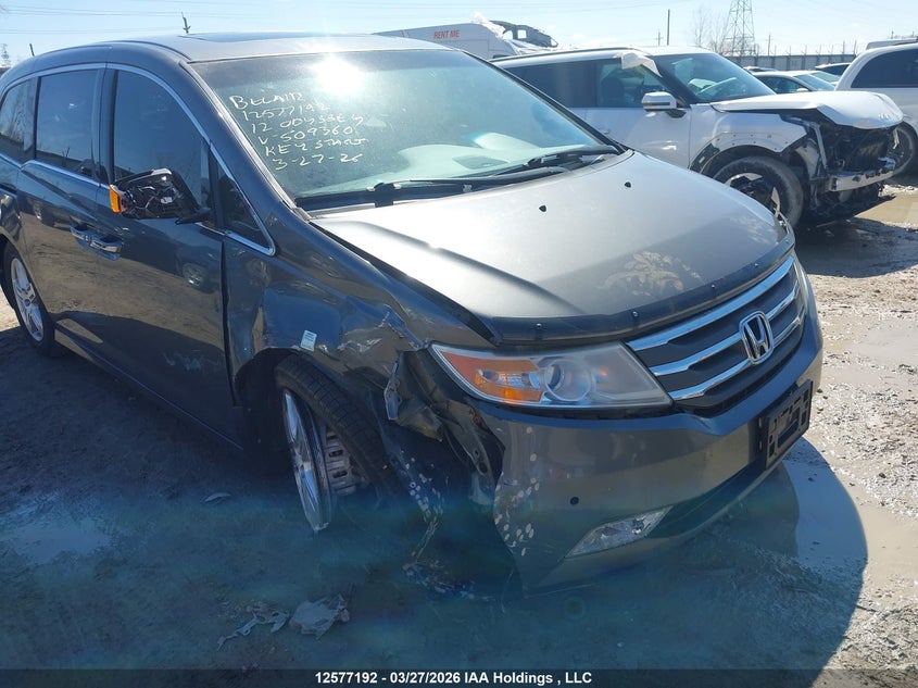 2012 Honda Odyssey VIN: 5FNRL5H93CB509360 Lot: 12577192