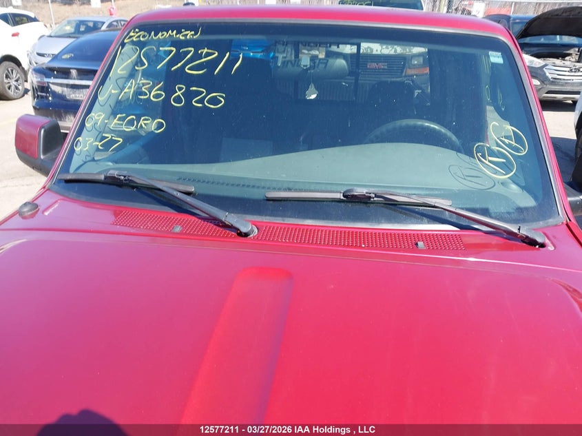 2009 Ford Ranger Sport/Xl/Xlt VIN: 1FTYR44E49PA36820 Lot: 12577211