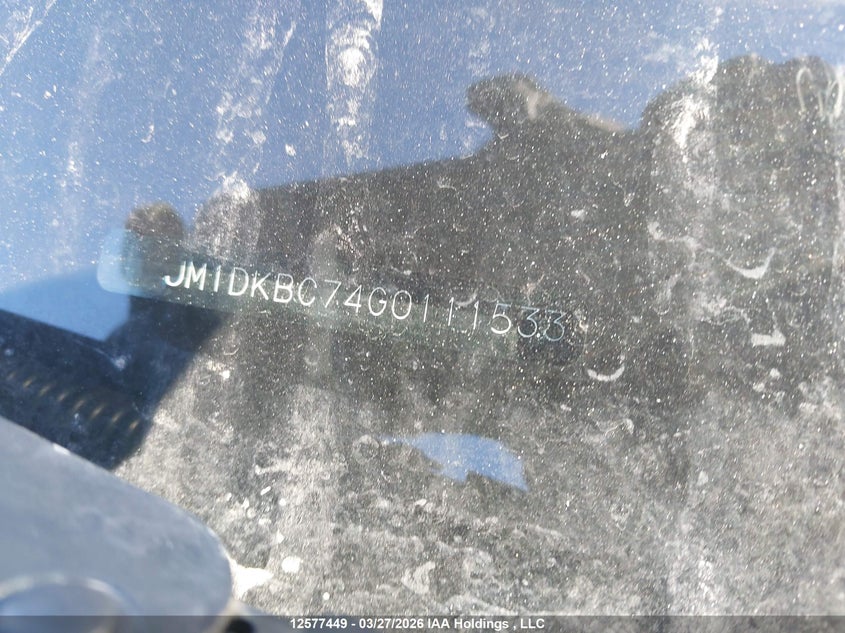 2016 Mazda Cx-3 Gs VIN: JM1DKBC74G0111533 Lot: 12577449