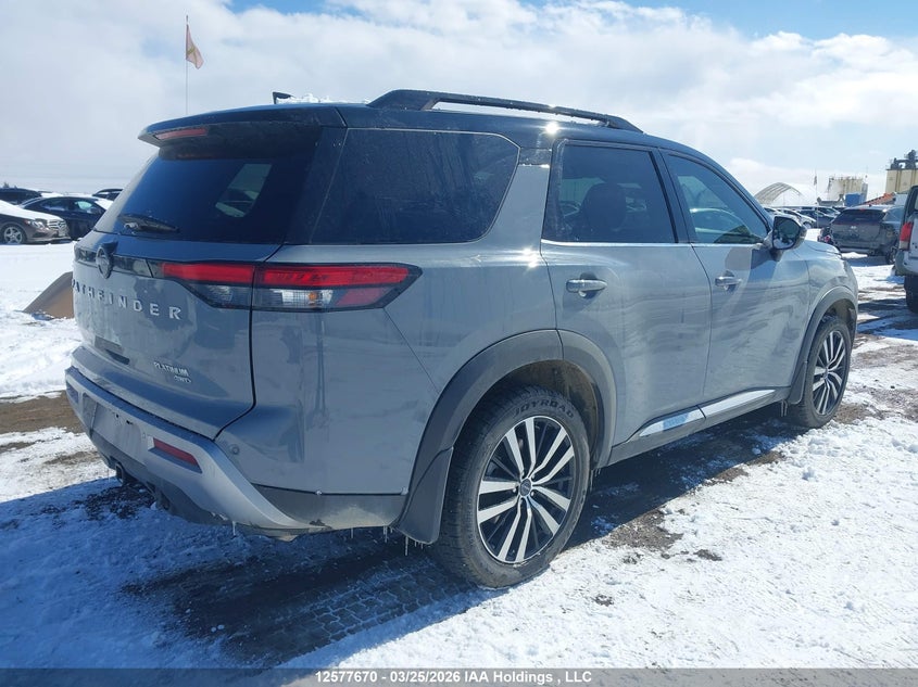 Vin: 5n1dr3df6pc234851, lot: 2972593, nissan pathfinder platinum 20234