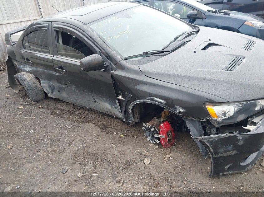 2014 Mitsubishi Lancer Evolution Mr VIN: JA32W5FV4EU604446 Lot: 12577726