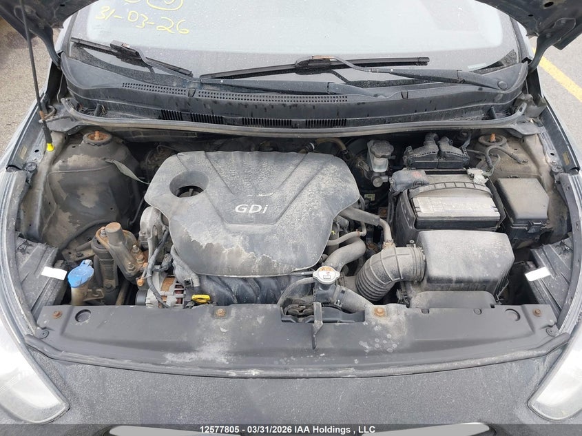 2013 Hyundai Accent VIN: KMHCU5AE1DU101762 Lot: 12577805