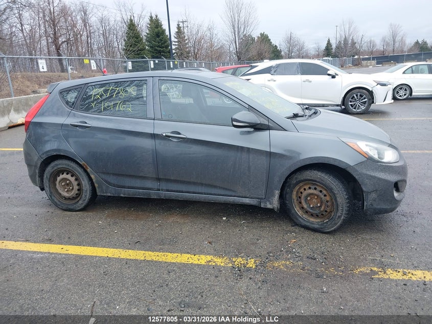2013 Hyundai Accent VIN: KMHCU5AE1DU101762 Lot: 12577805
