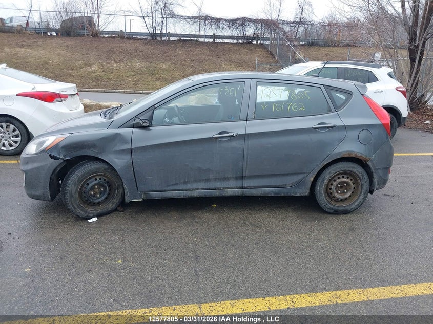 2013 Hyundai Accent VIN: KMHCU5AE1DU101762 Lot: 12577805