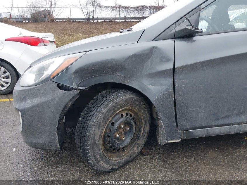 2013 Hyundai Accent VIN: KMHCU5AE1DU101762 Lot: 12577805