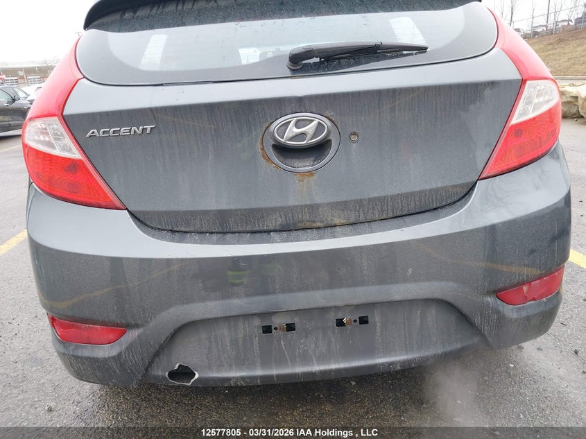 2013 Hyundai Accent VIN: KMHCU5AE1DU101762 Lot: 12577805