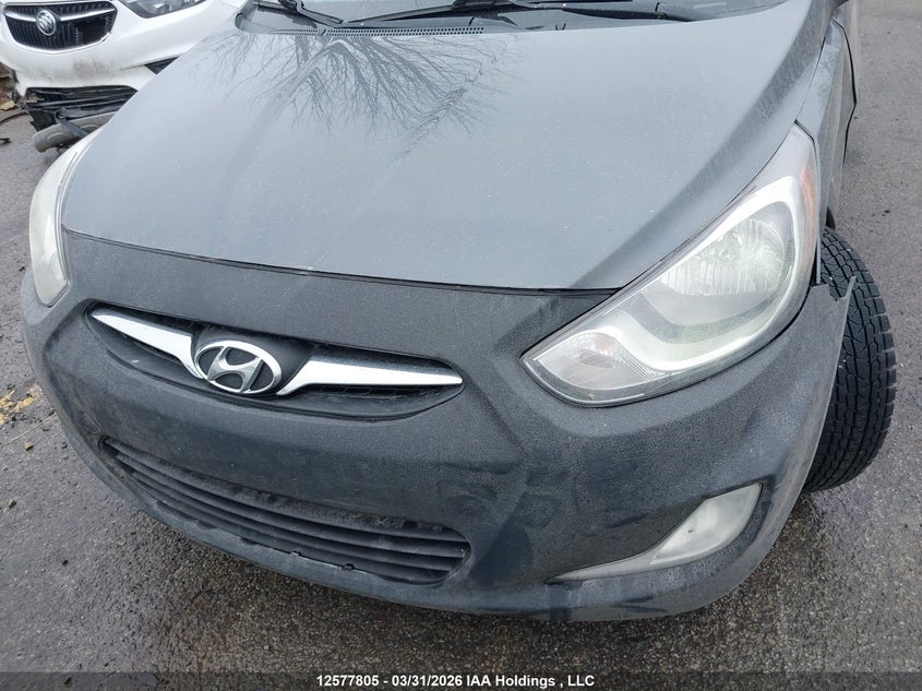 2013 Hyundai Accent VIN: KMHCU5AE1DU101762 Lot: 12577805