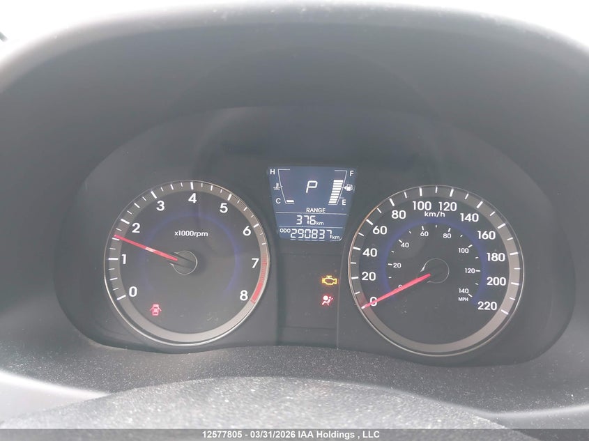 2013 Hyundai Accent VIN: KMHCU5AE1DU101762 Lot: 12577805