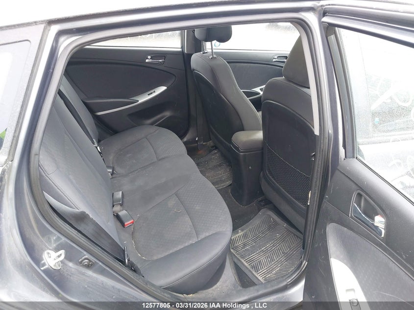 2013 Hyundai Accent VIN: KMHCU5AE1DU101762 Lot: 12577805