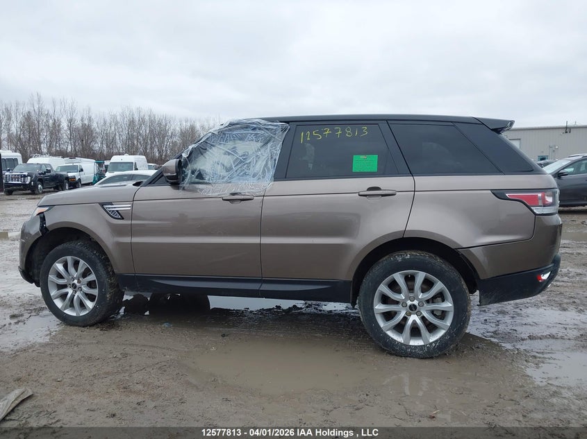 2016 Land Rover Range Rover Sport Diesel Td6 Hse VIN: SALWR2KF4GA119387 Lot: 12577813