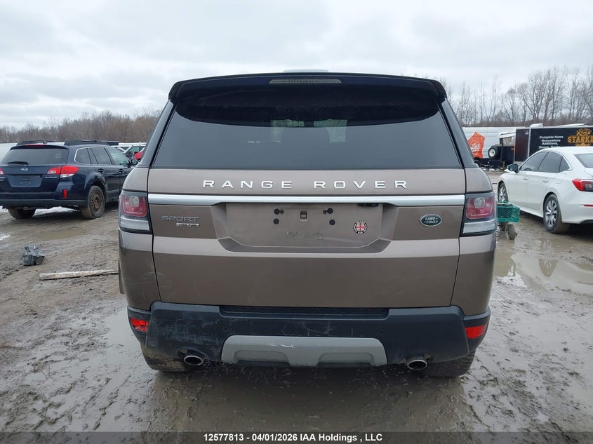 2016 Land Rover Range Rover Sport Diesel Td6 Hse VIN: SALWR2KF4GA119387 Lot: 12577813
