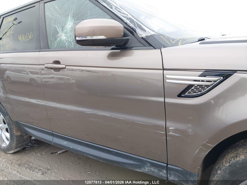 2016 Land Rover Range Rover Sport Diesel Td6 Hse VIN: SALWR2KF4GA119387 Lot: 12577813