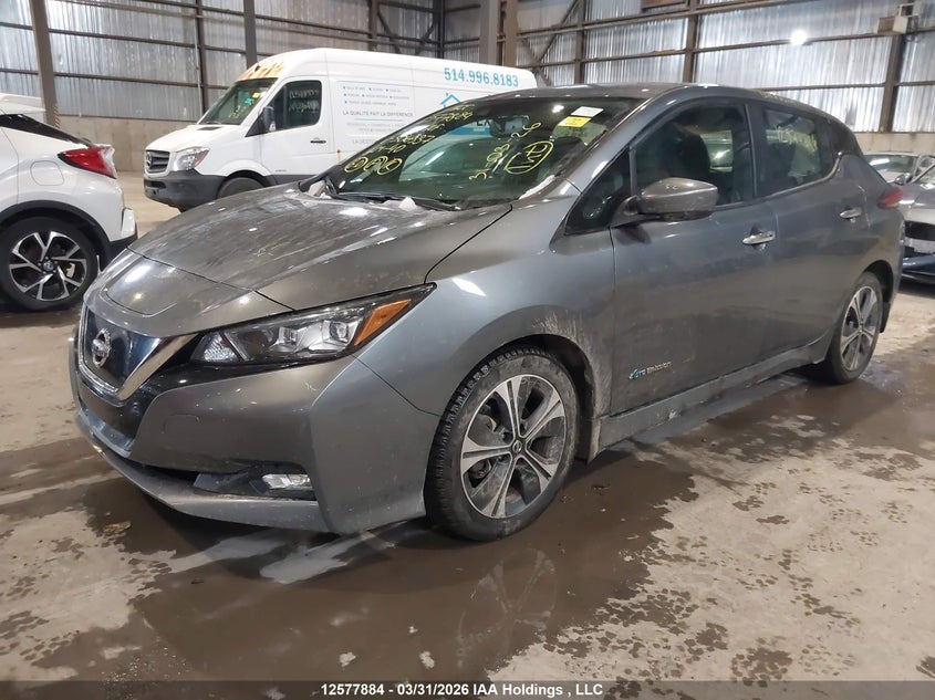 2019 Nissan Leaf, Right Front, IAAI, VIN 1N4AZ1CP9KC306937 — photo 2