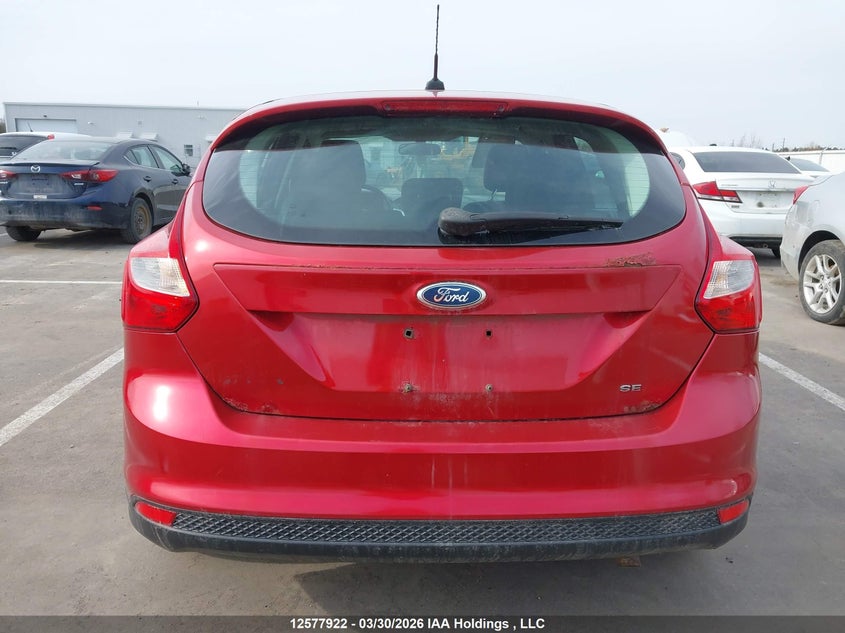 2012 Ford Focus Se VIN: 1FAHP3K29CL121567 Lot: 12577922