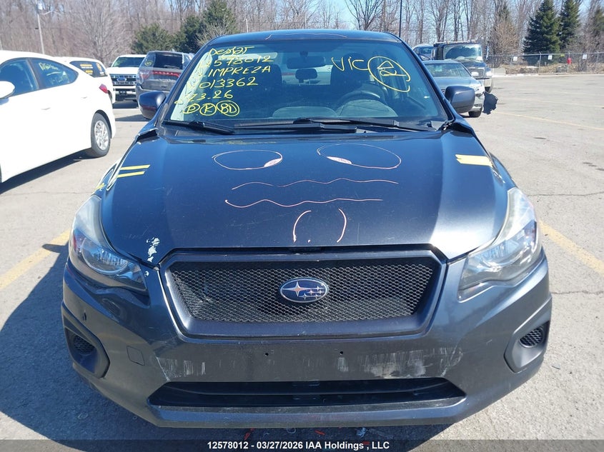 2013 Subaru Impreza VIN: JF1GJAA67DH013362 Lot: 12578012