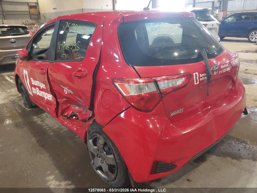 2018 Toyota Yaris L/Le/Se VIN: VNKKTUD39JA096595 Lot: 12578063