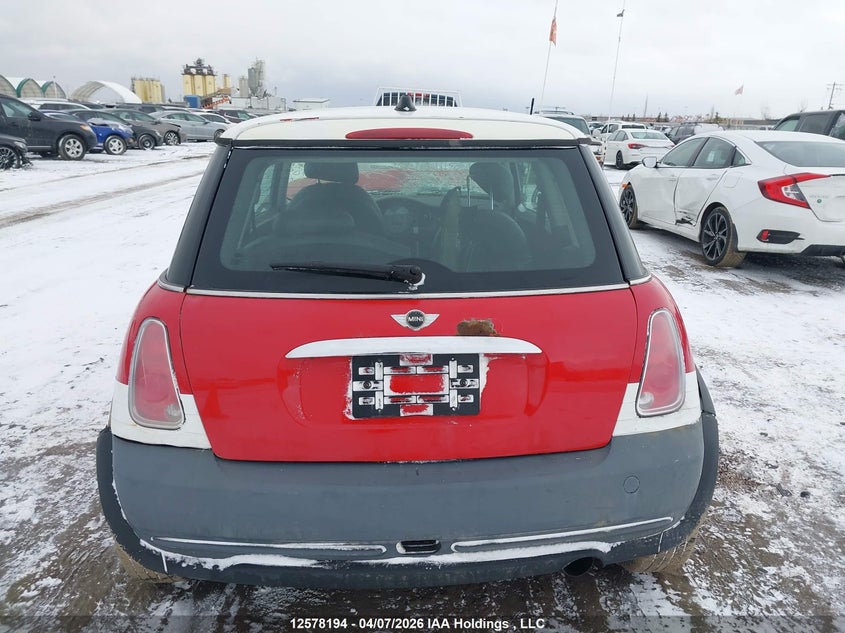 2005 Mini Cooper Classic VIN: WMWRC33505TK61509 Lot: 12578194