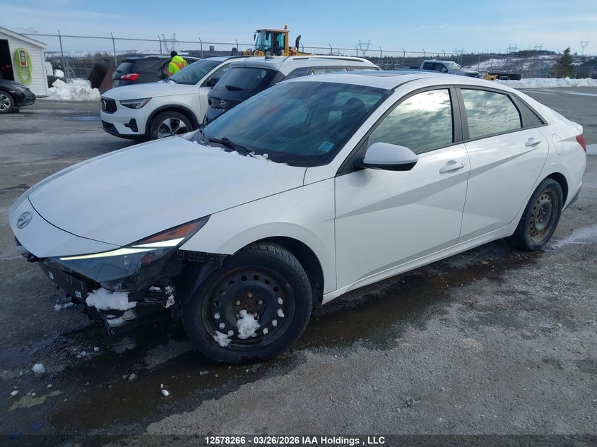 Vin: kmhlm4ag9mu145293, lot: 2973249, hyundai elantra preferred ivt with sun and tech package 20212