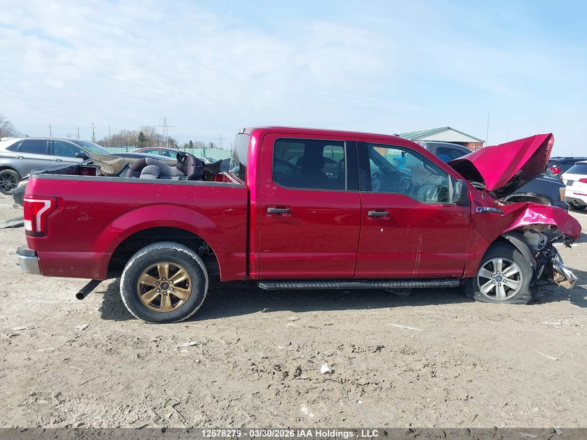 2016 Ford F-150 Xlt VIN: 1FTEW1CG5GFC09647 Lot: 12578279