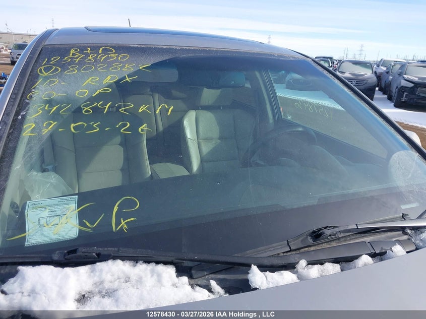 2010 Acura Rdx VIN: 5J8TB1H50AA802882 Lot: 12578430