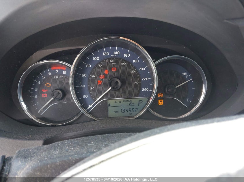 2014 TOYOTA COROLLA SEDAN 1.8L I-4 DOHC, VVT, 132HP