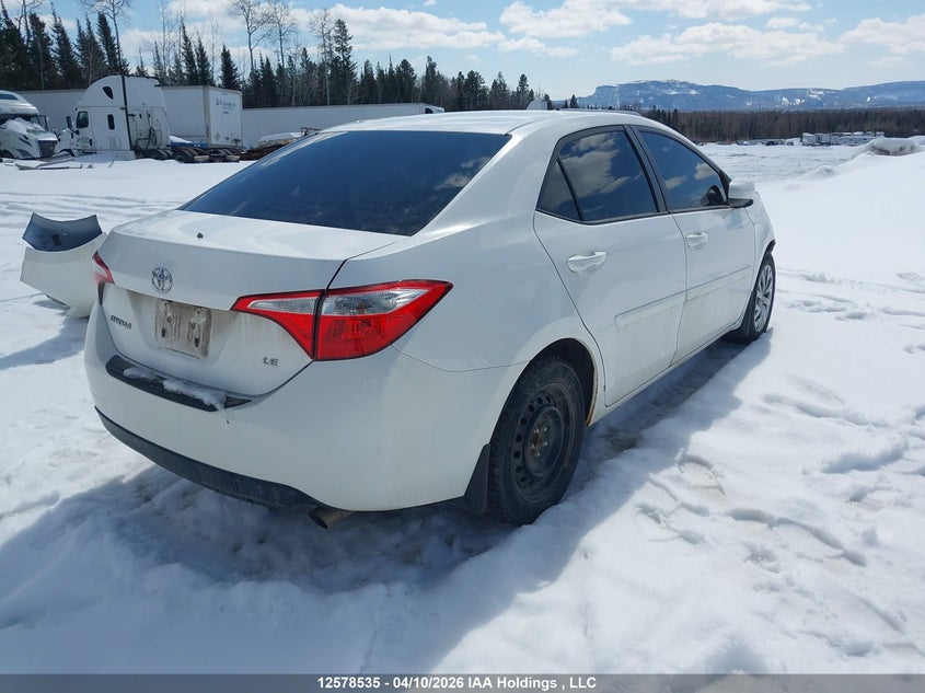 2014 TOYOTA COROLLA SEDAN 1.8L I-4 DOHC, VVT, 132HP