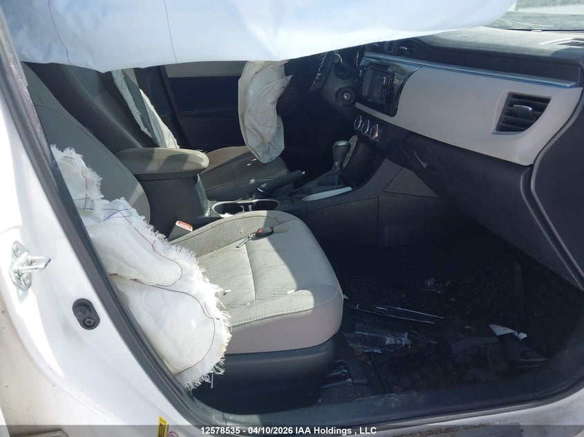 2014 TOYOTA COROLLA SEDAN 1.8L I-4 DOHC, VVT, 132HP