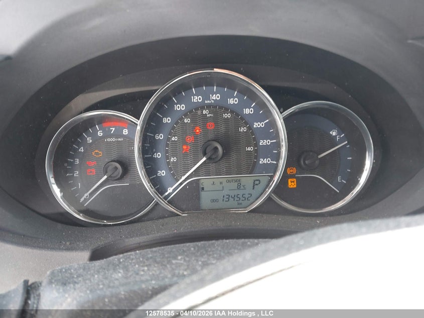 2014 TOYOTA COROLLA SEDAN 1.8L I-4 DOHC, VVT, 132HP