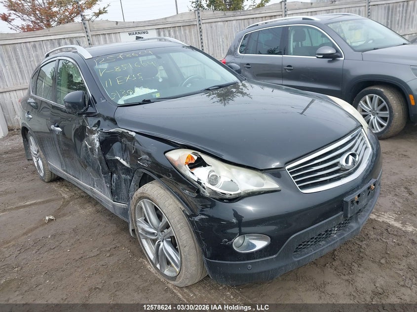 2011 Infiniti Ex35 Journey VIN: JN1AJ0HR3BM851664 Lot: 12578624