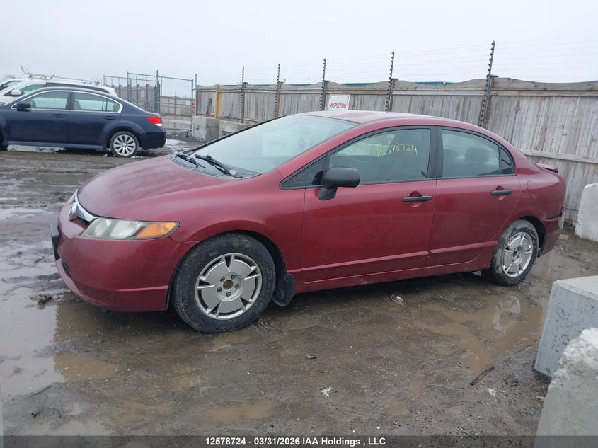 2008 Honda Civic Dx-G VIN: 2HGFA16488H010811 Lot: 12578724