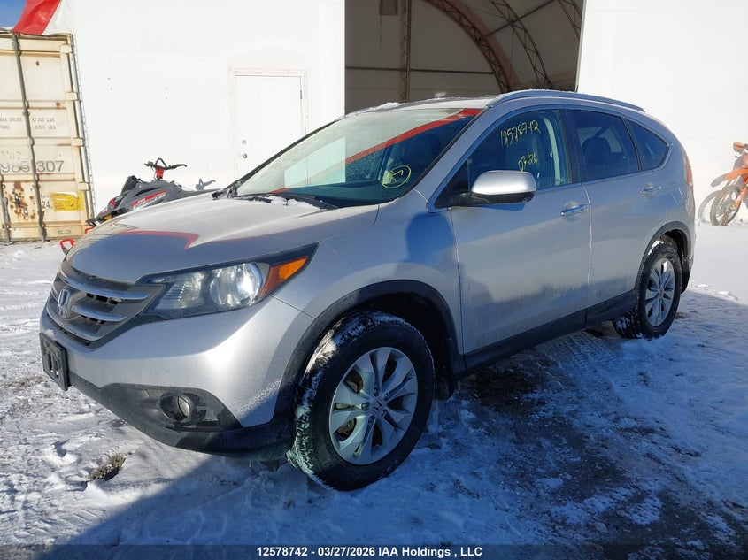 2012 Honda CR-V, Удар спереди, IAAI, VIN 2HKRM4H93CH114183 — фото 2