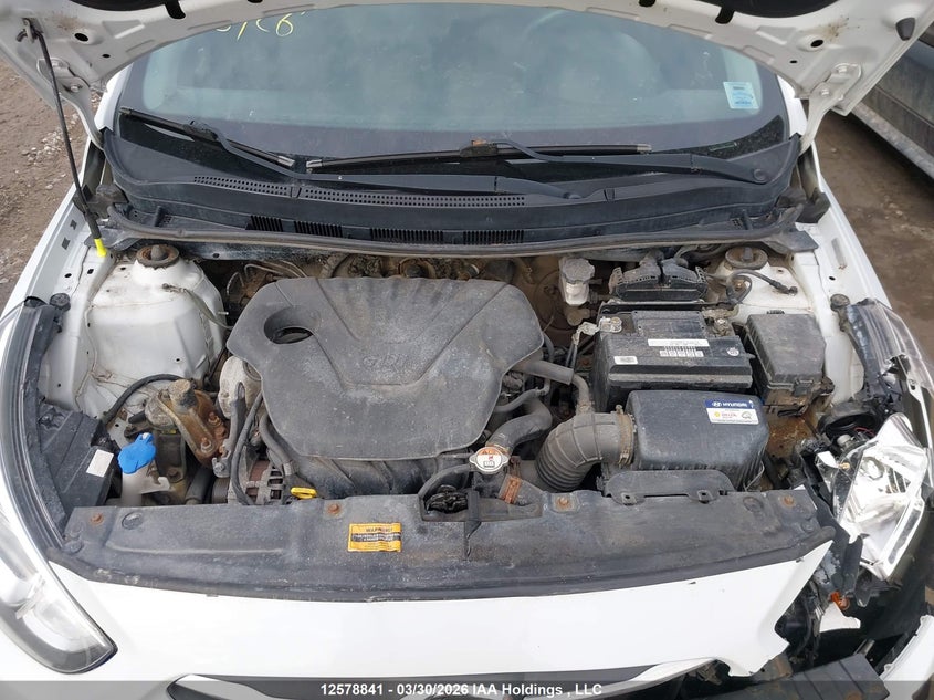 2017 Hyundai Accent Se VIN: KMHCT5AE1HU358509 Lot: 12578841