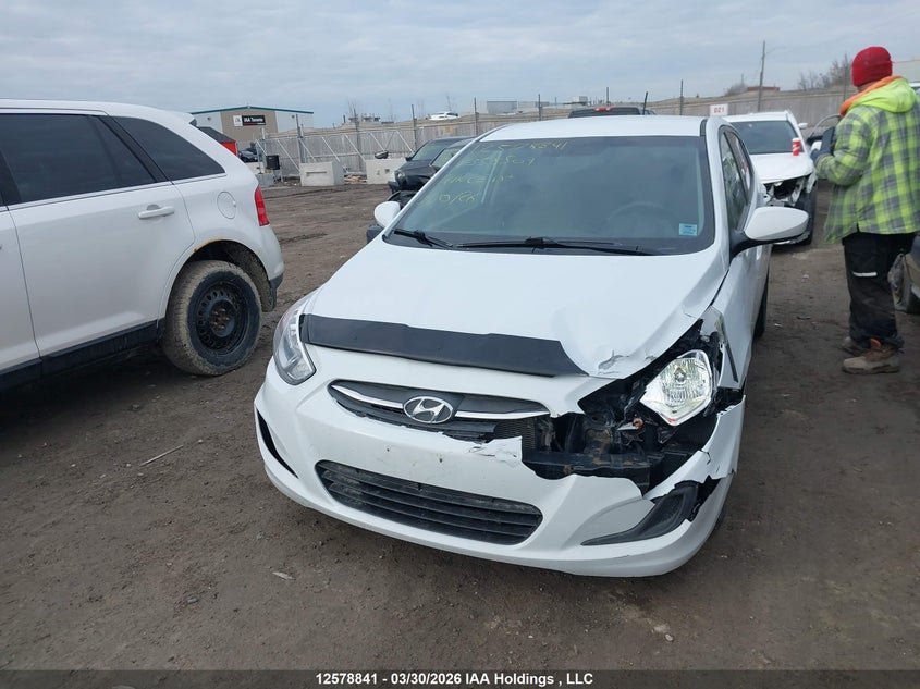 2017 Hyundai Accent Se VIN: KMHCT5AE1HU358509 Lot: 12578841