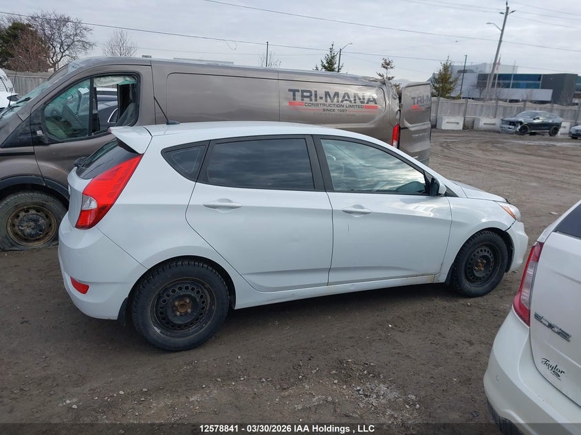 2017 Hyundai Accent Se VIN: KMHCT5AE1HU358509 Lot: 12578841