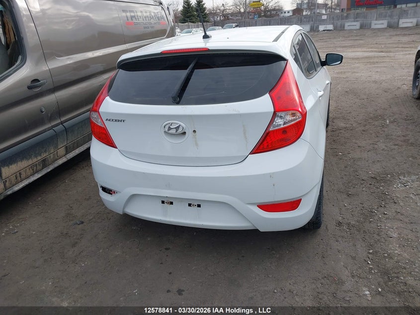 2017 Hyundai Accent Se VIN: KMHCT5AE1HU358509 Lot: 12578841