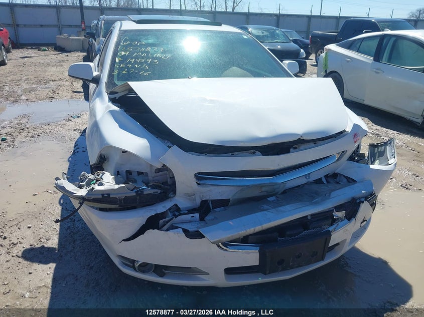 2009 Chevrolet Malibu Ltz VIN: 1G1ZK57789F199593 Lot: 12578877