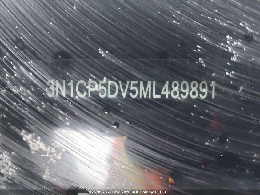 2021 Nissan Kicks Sr VIN: 3N1CP5DV5ML489891 Lot: 12578973