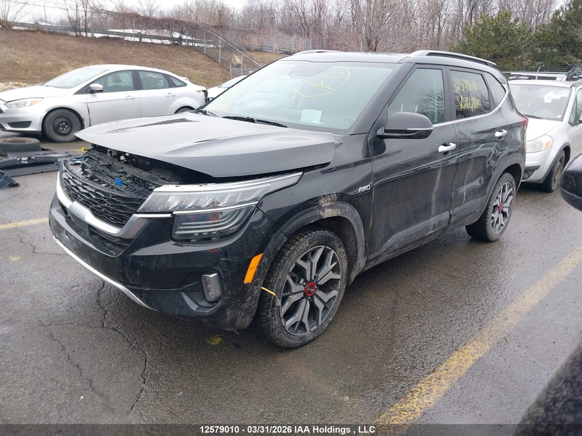 Vin: kndetca29n7264380, lot: 2974069, kia seltos 20222