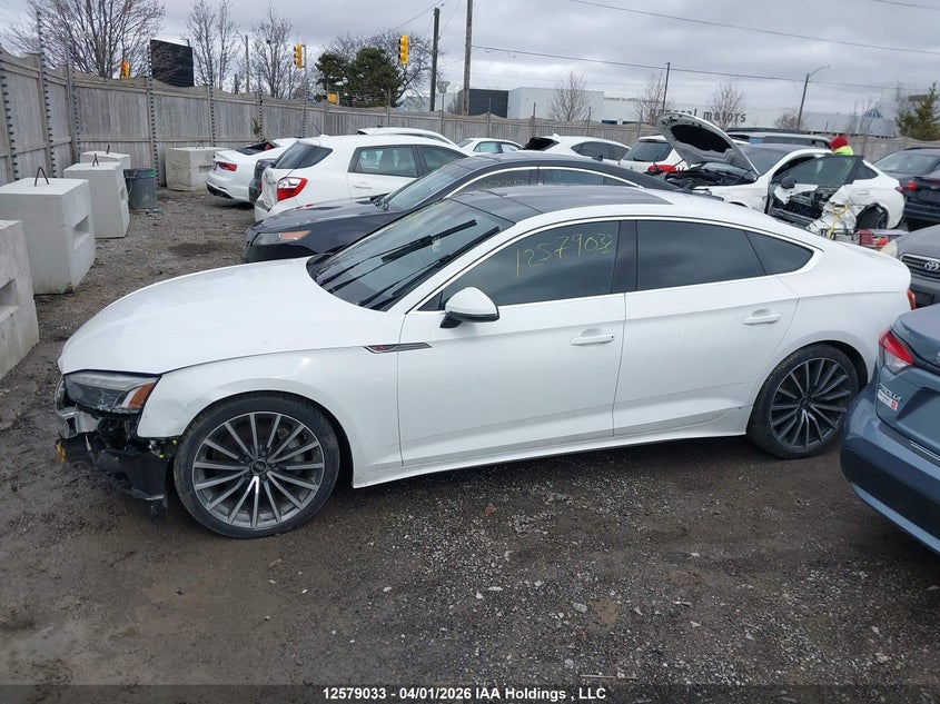 2022 Audi A5 Sportback VIN: WAUFACF55NA021940 Lot: 12579033