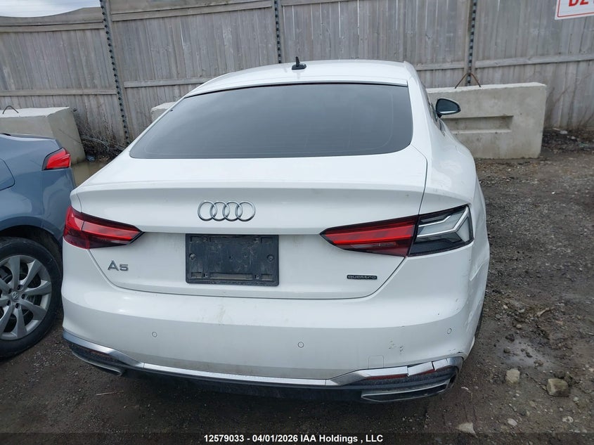 2022 Audi A5 Sportback VIN: WAUFACF55NA021940 Lot: 12579033