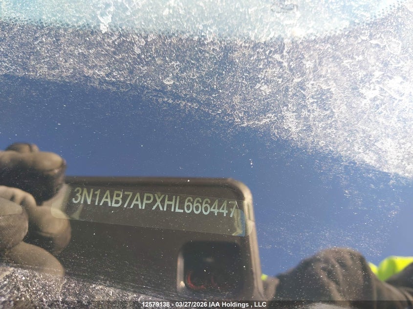 2017 Nissan Sentra VIN: 3N1AB7APXHL666447 Lot: 12579138