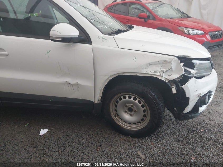 2015 Volkswagen Tiguan Comfortline/Highline/Special Edition/Trendline VIN: WVGJV7AX2FW534242 Lot: 12579251