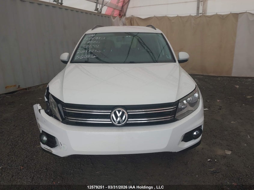 2015 Volkswagen Tiguan Comfortline/Highline/Special Edition/Trendline VIN: WVGJV7AX2FW534242 Lot: 12579251