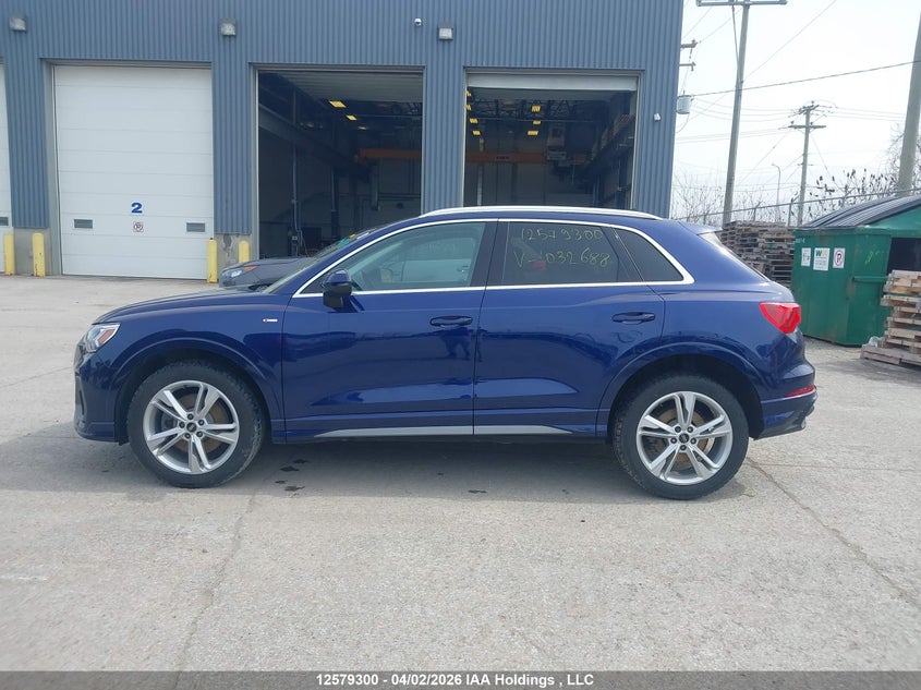2021 Audi Q3 Premium Plus S Line 45 VIN: WA1EECF37M1032688 Lot: 12579300