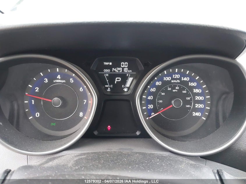 2012 Hyundai Elantra Gl VIN: 5NPDH4AE2CH065029 Lot: 12579302