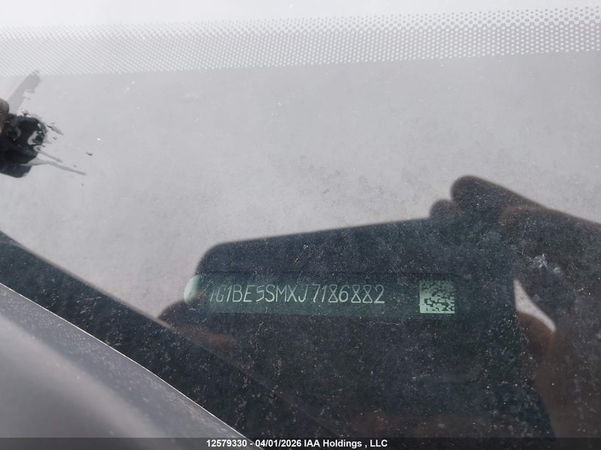 2018 Chevrolet Cruze VIN: 1G1BE5SMXJ7186882 Lot: 12579330
