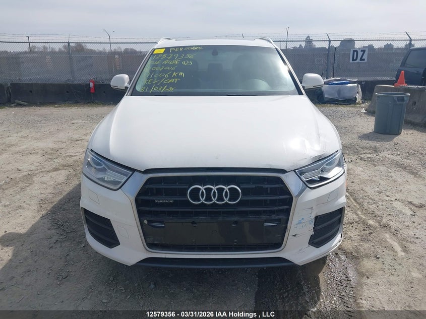2016 Audi Q3 Progressiv VIN: WA1JFCFS5GR007006 Lot: 12579356