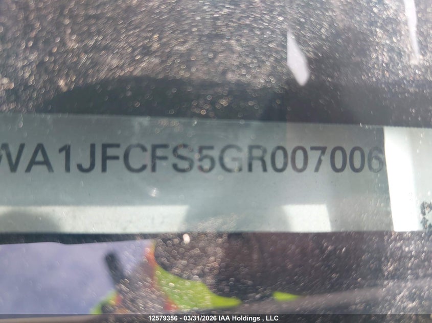 2016 Audi Q3 Progressiv VIN: WA1JFCFS5GR007006 Lot: 12579356