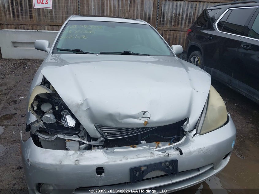 2005 Lexus Es 330 VIN: JTHBA30G955061036 Lot: 12579359